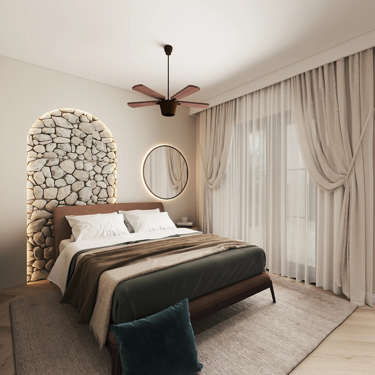 Porodična kuća — master spavaća soba — Studio Finestra