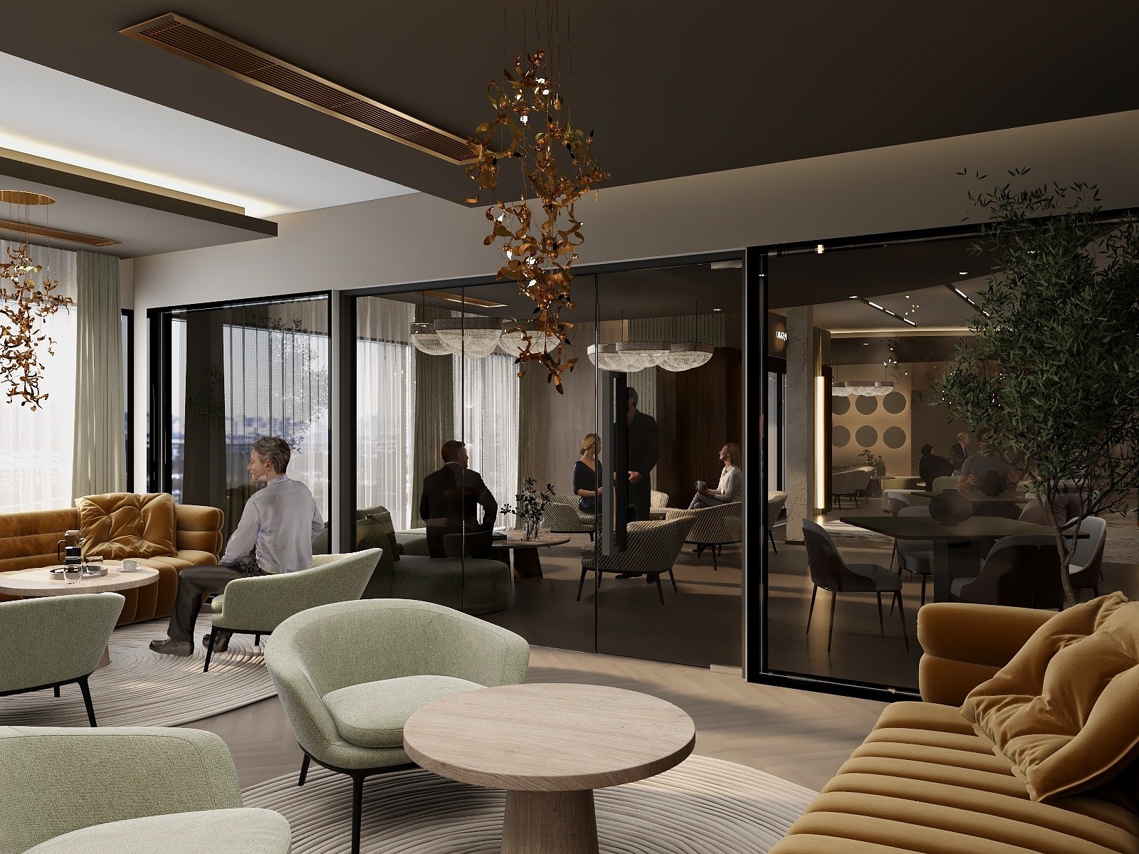 Hotel — cigar lounge — Studio Finestra